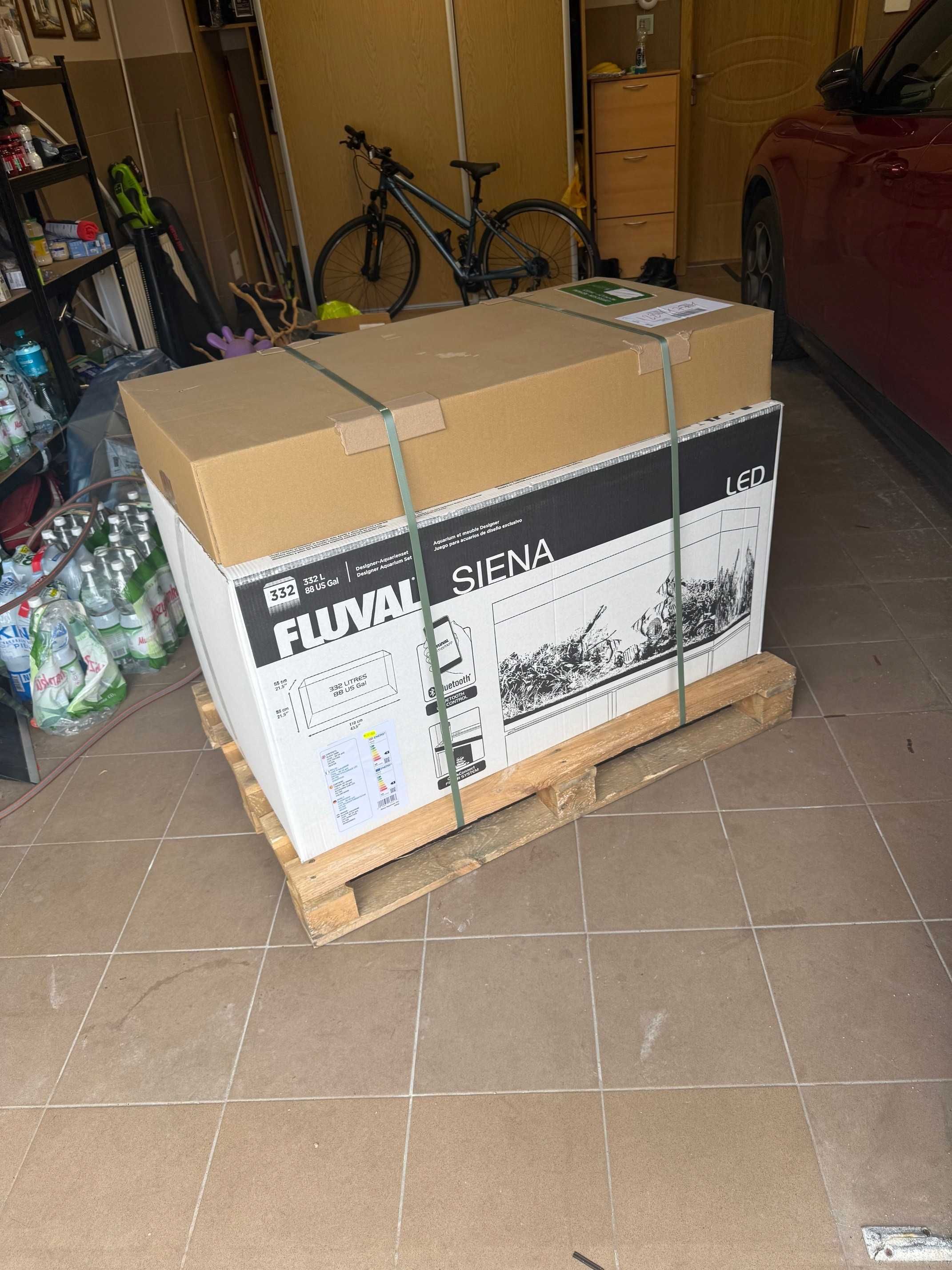 Fluval Szafka do zestawu Siena 330 czarna 110x55x73cm
