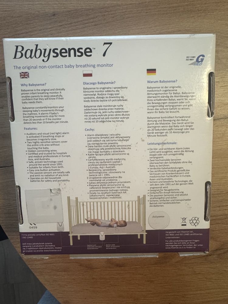 Monitor oddechu BABYSENSE 7