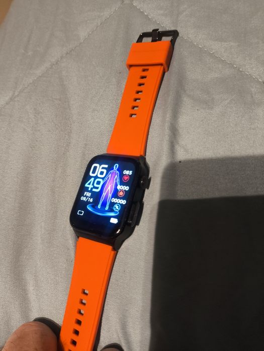 SMARTWATCH E500 zegarek Kardiowatch dla Seniora EKG PPG HRV ROZMOWY