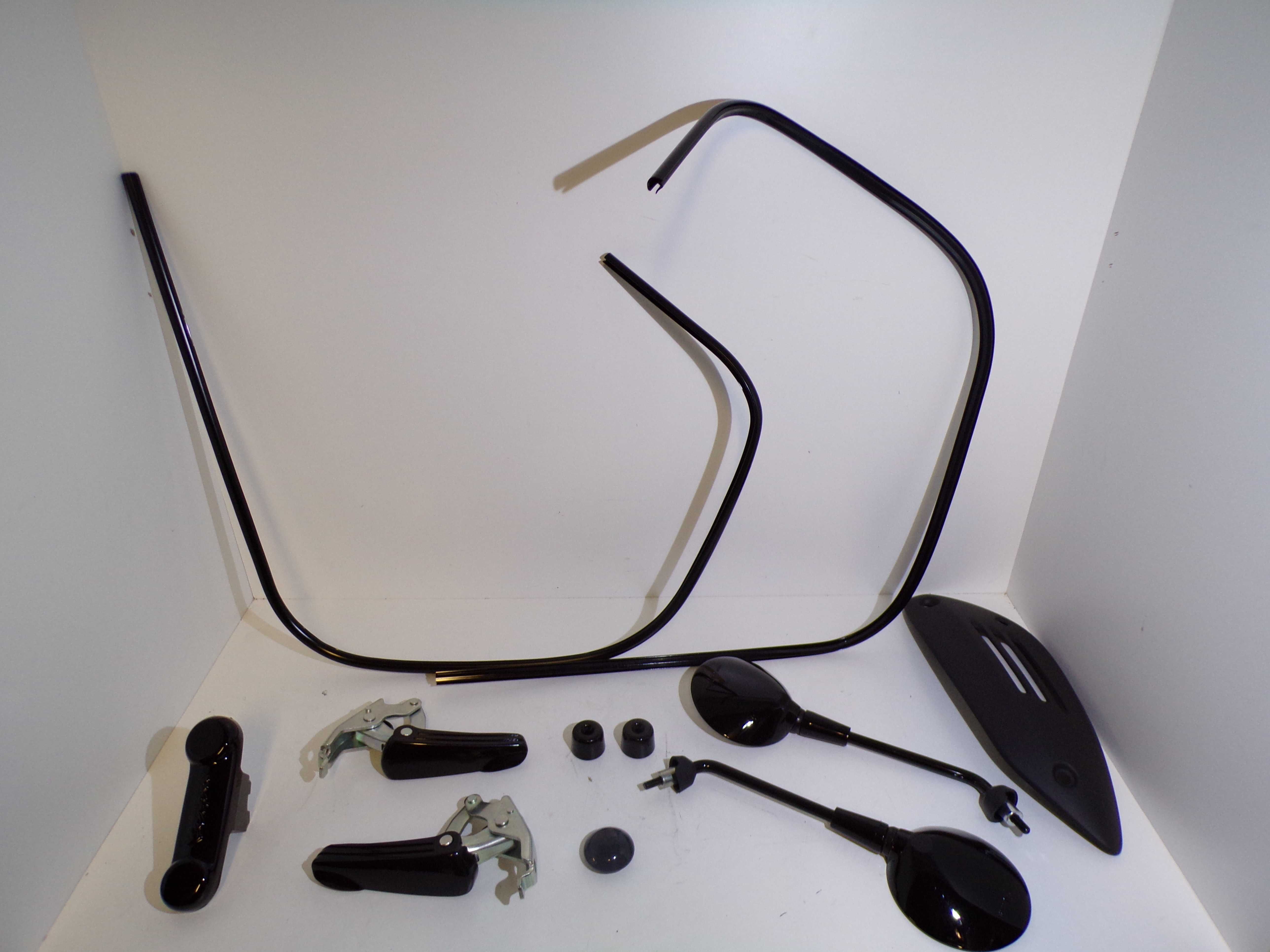 Vespa GTS Sixsties Super Tech BLACK KIT Cały Zestaw Notte + Lusterka