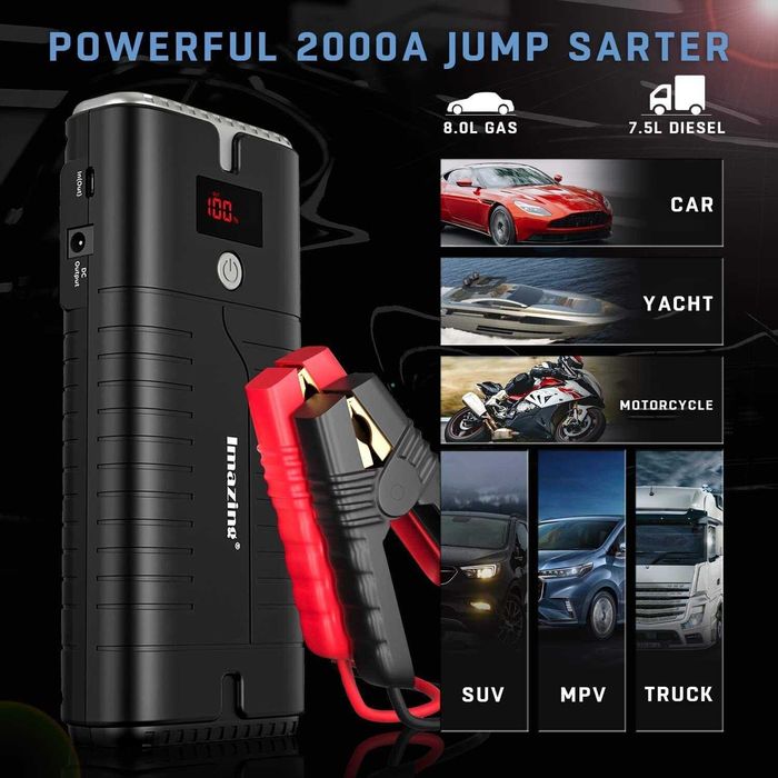 Зарядная станция, Пусковое устройство, Powerbank, Jump Starter