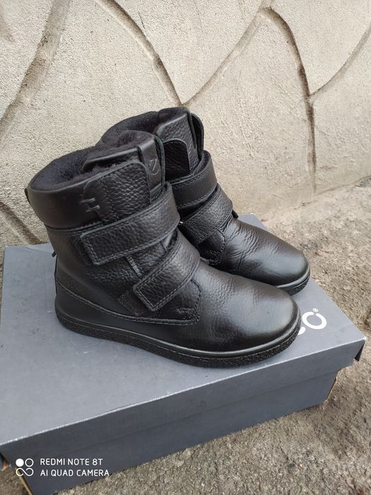 Ecco 32 ботинки на хлопчика зимові чоботи сапоги взуття ессо