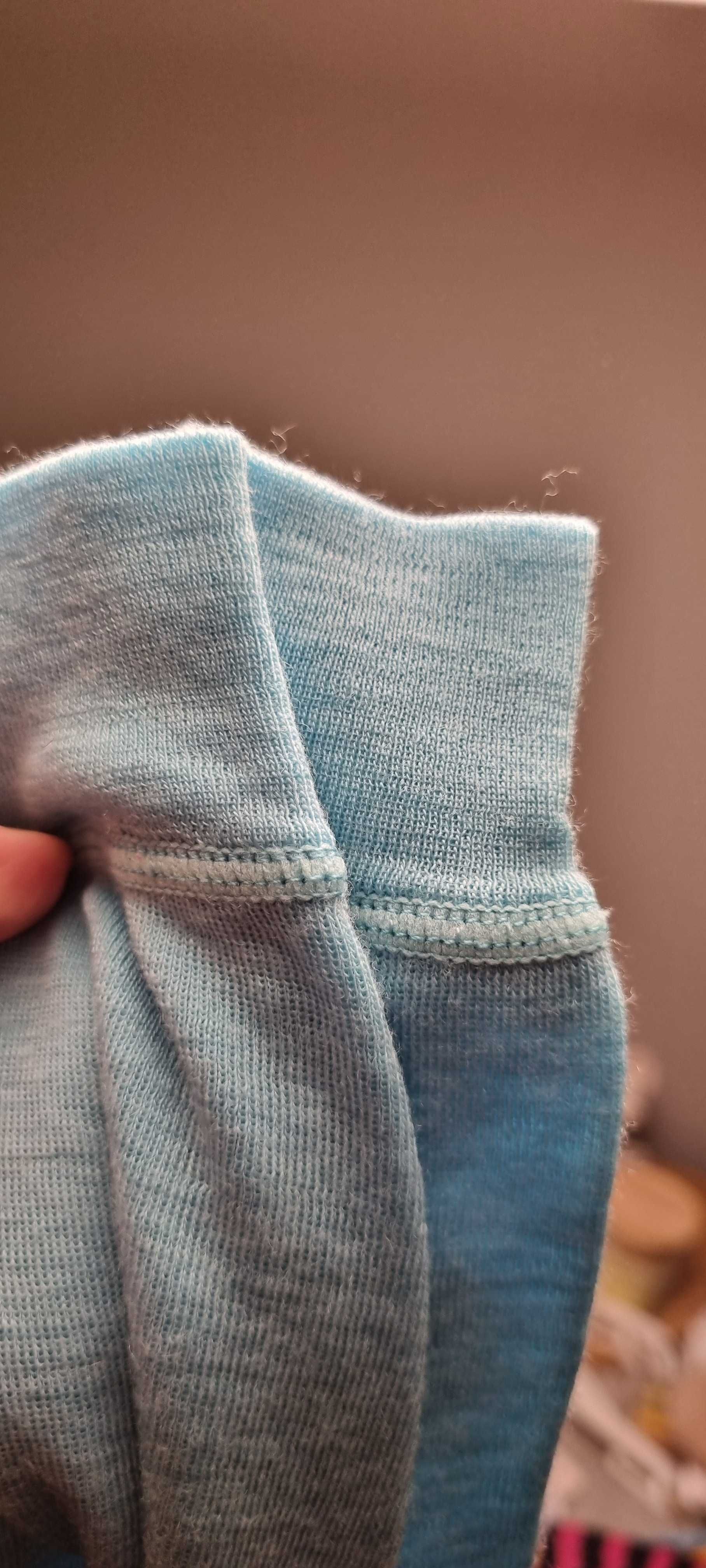 Komplet Tom&Trine wool merino do 98 2 do 3 lat i koszulka KappAhl