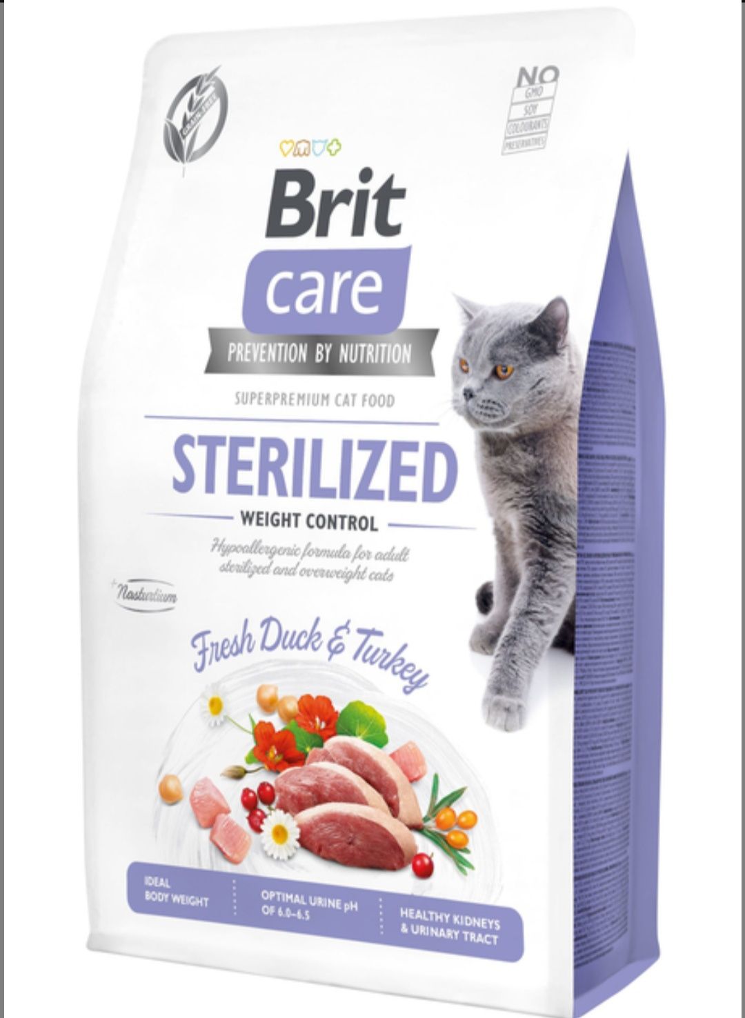 Сухий корм Brit Care Cat GF Sterilized Weight Control 2кг