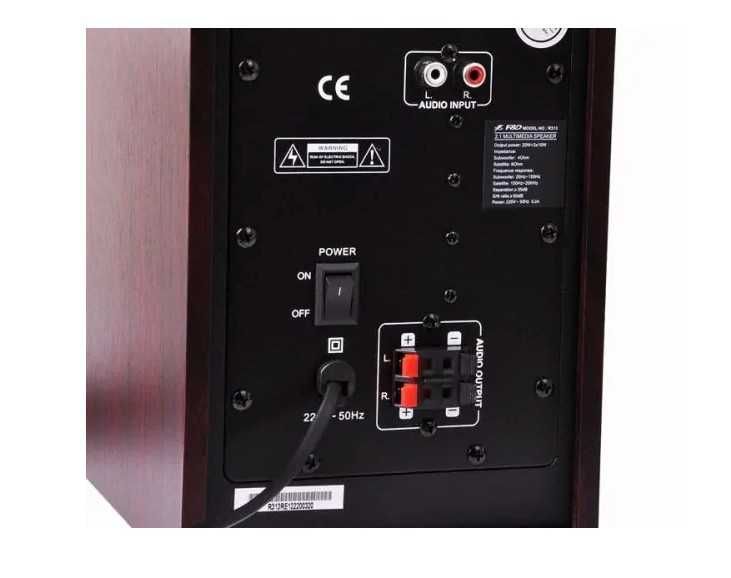 Głośniki FENDA R313 2.1 Cherry