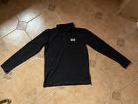 Bluzka Polo Długi Rękaw kołnierzyk Emporio Armani EA7 Czarna XXL