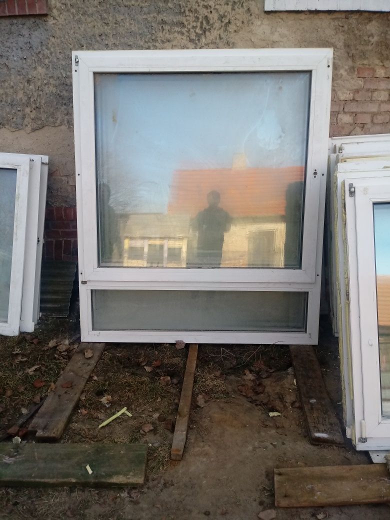 Okno okna pcv plastikowe używane demontaż realizujemy nietypowy wymiar