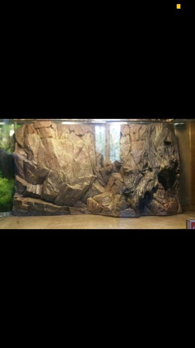 Ścianki oraz wystrój terrarium tło 3D,agama wąż gekon