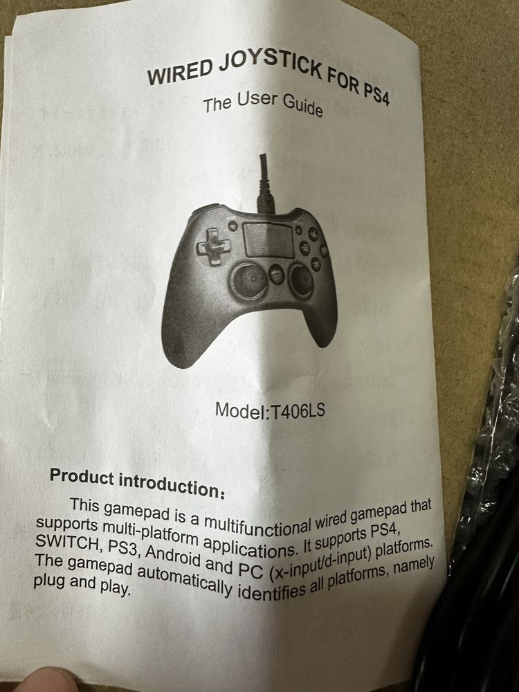 Провідний ігровий контролер для PS4 Dualshock,