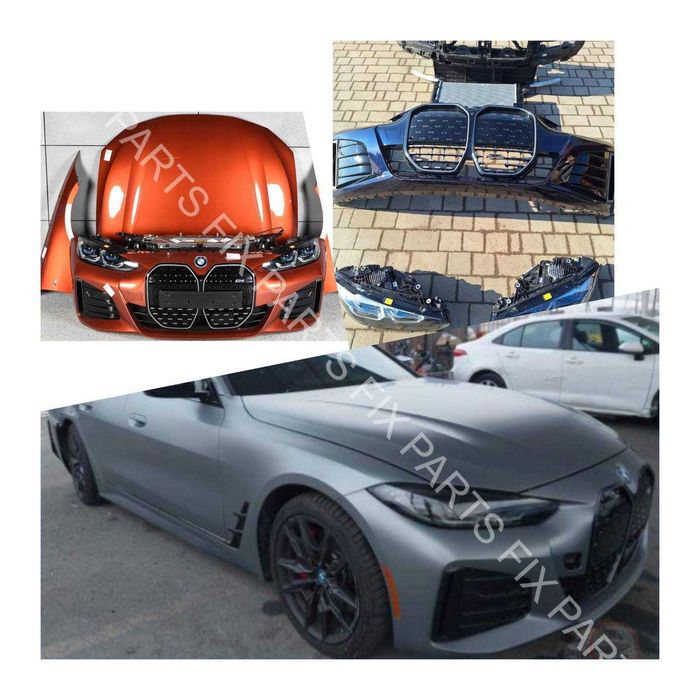 Капот BMW i4 G26 оригинал бампер, фары, двери, крылья