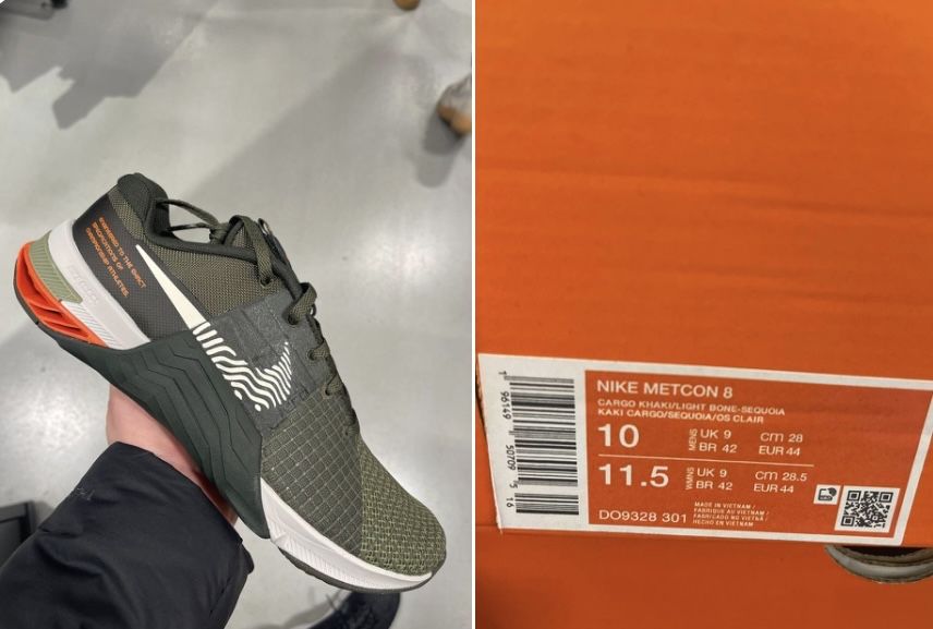 Оригінал 100% Кросівки Nike Metcon 8 DO9328-301. /25,5см,29,5см/