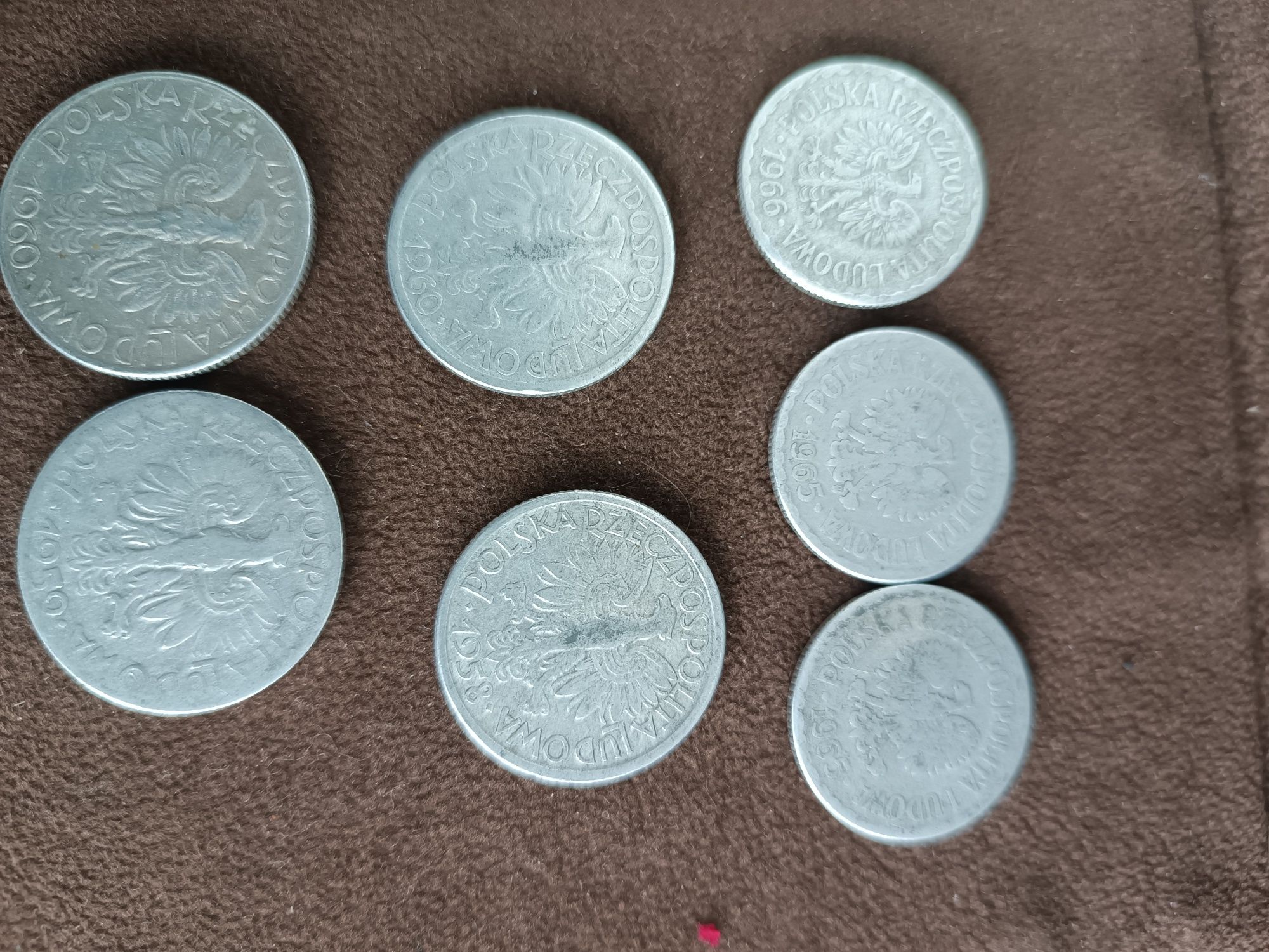 Sprzedam monety polskie stare 1 zł 2zl 5 zl