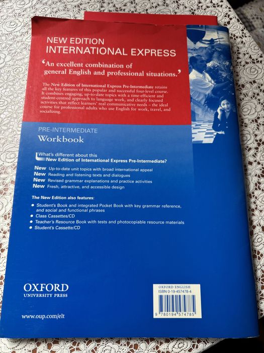 Książka International express Workbook pre-intermediate Pocket Book