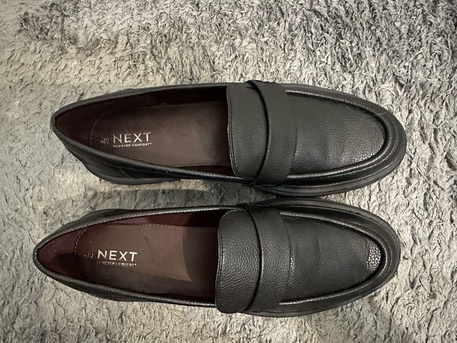 Лофери чорного кольору Next 43 розмір