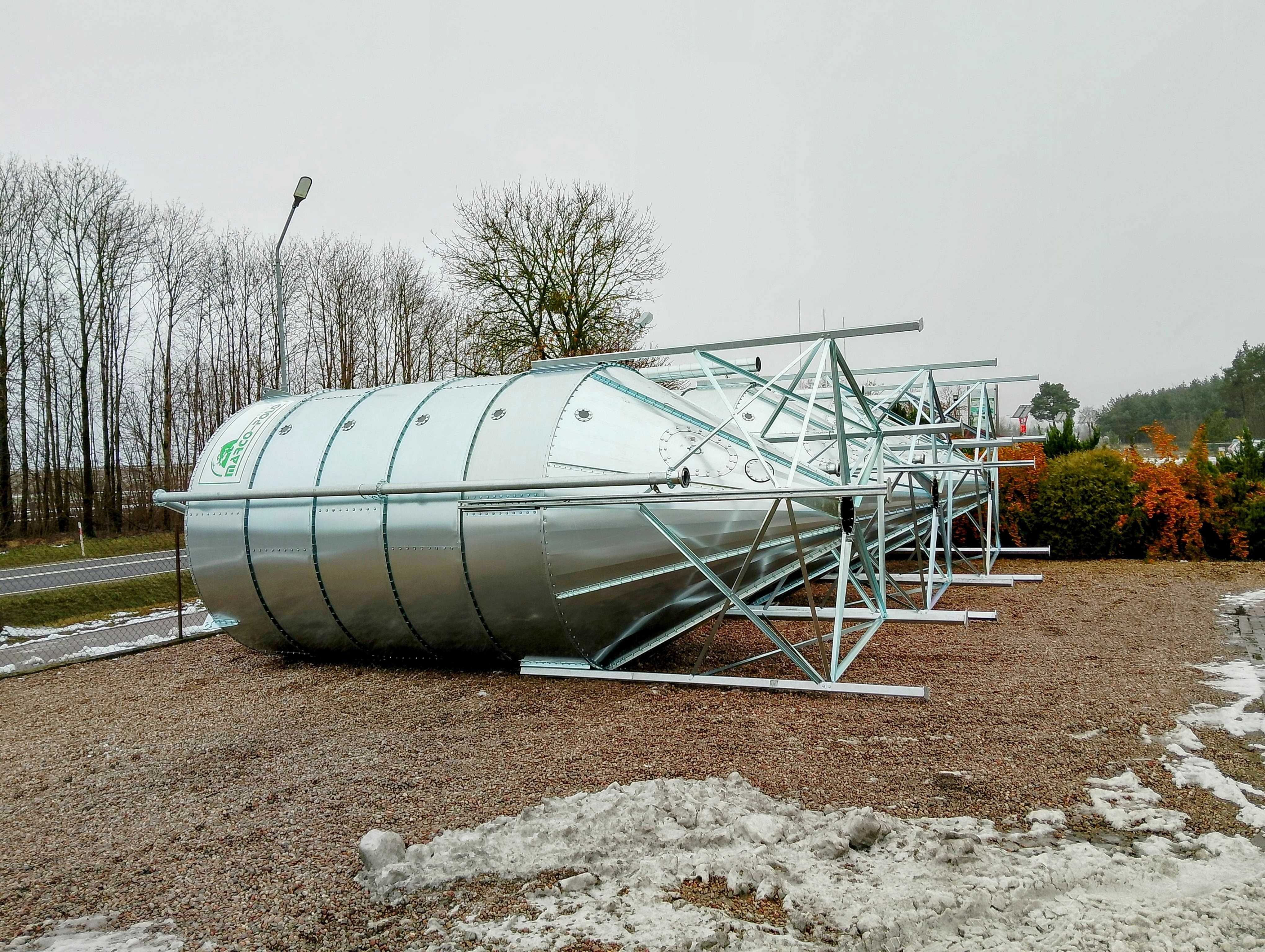 Silos Zbożowy Paszowy Lejowy 3/5/6/8/9/12/15/18/20/25/30T Producent PL