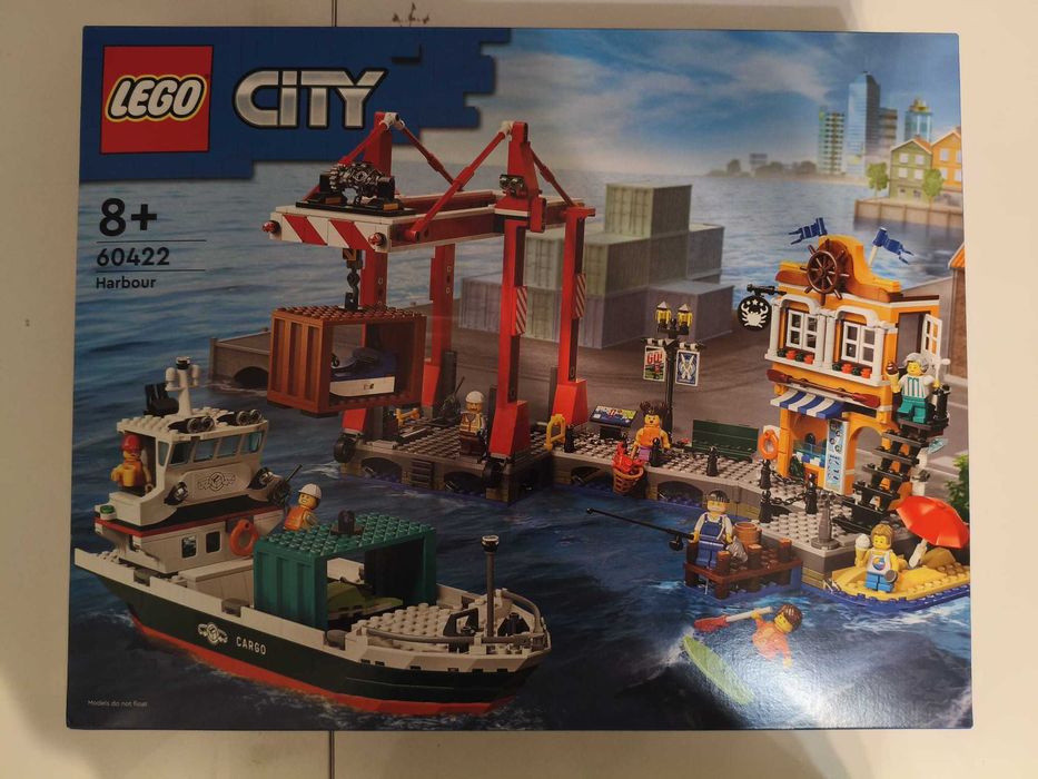 Lego 60422 Nadmorski port ze statkiem towarowym Nowy zestaw
