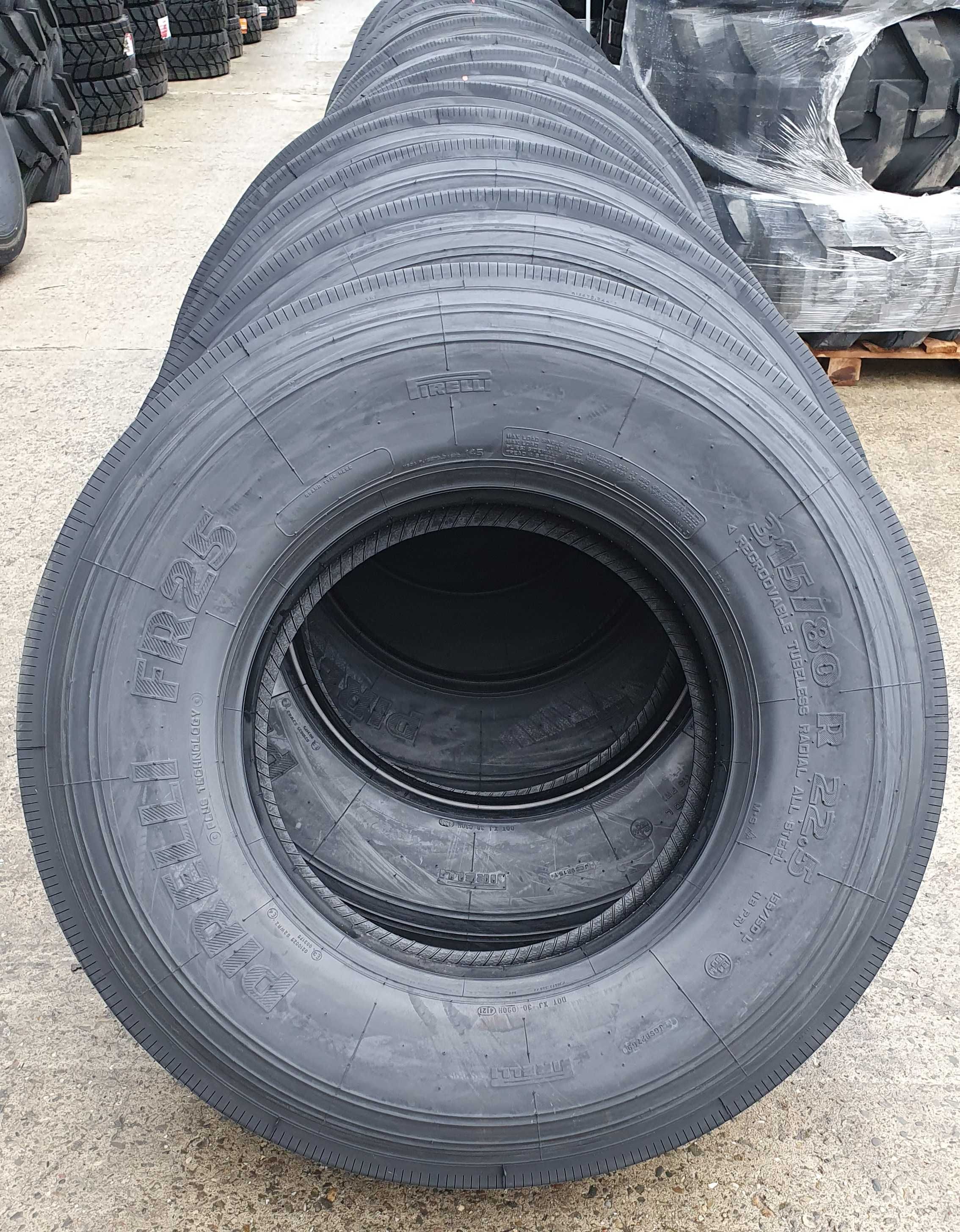 NOWE opony 315/80R22.5 Pirelli FR25 przód/steer - cena BRUTTO