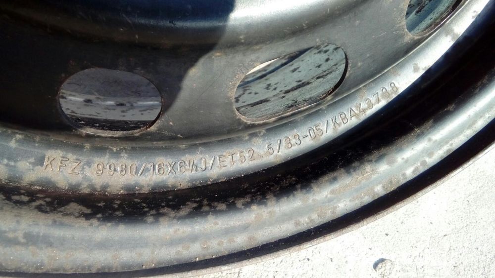 Oryginalne felgi Kronprinz-Rader 6 1/2 J X 16 ET 52 Mazda 3