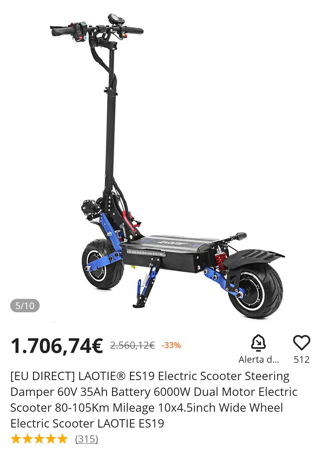 Laotie es19 60V 35A