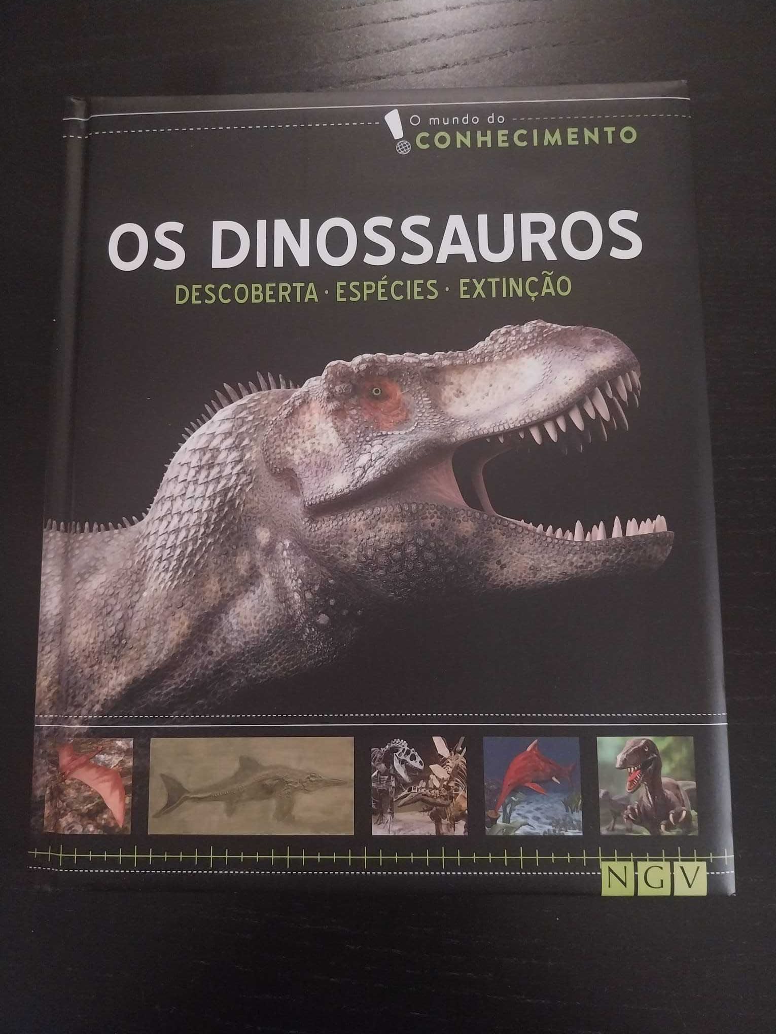 Livro “Os Dinossauros – Descoberta, Espécies, Extinção” (como novo)