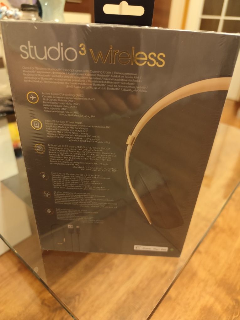 Słuchawki bezprzewodowe Apple betsstudio3wireles szarość nocy