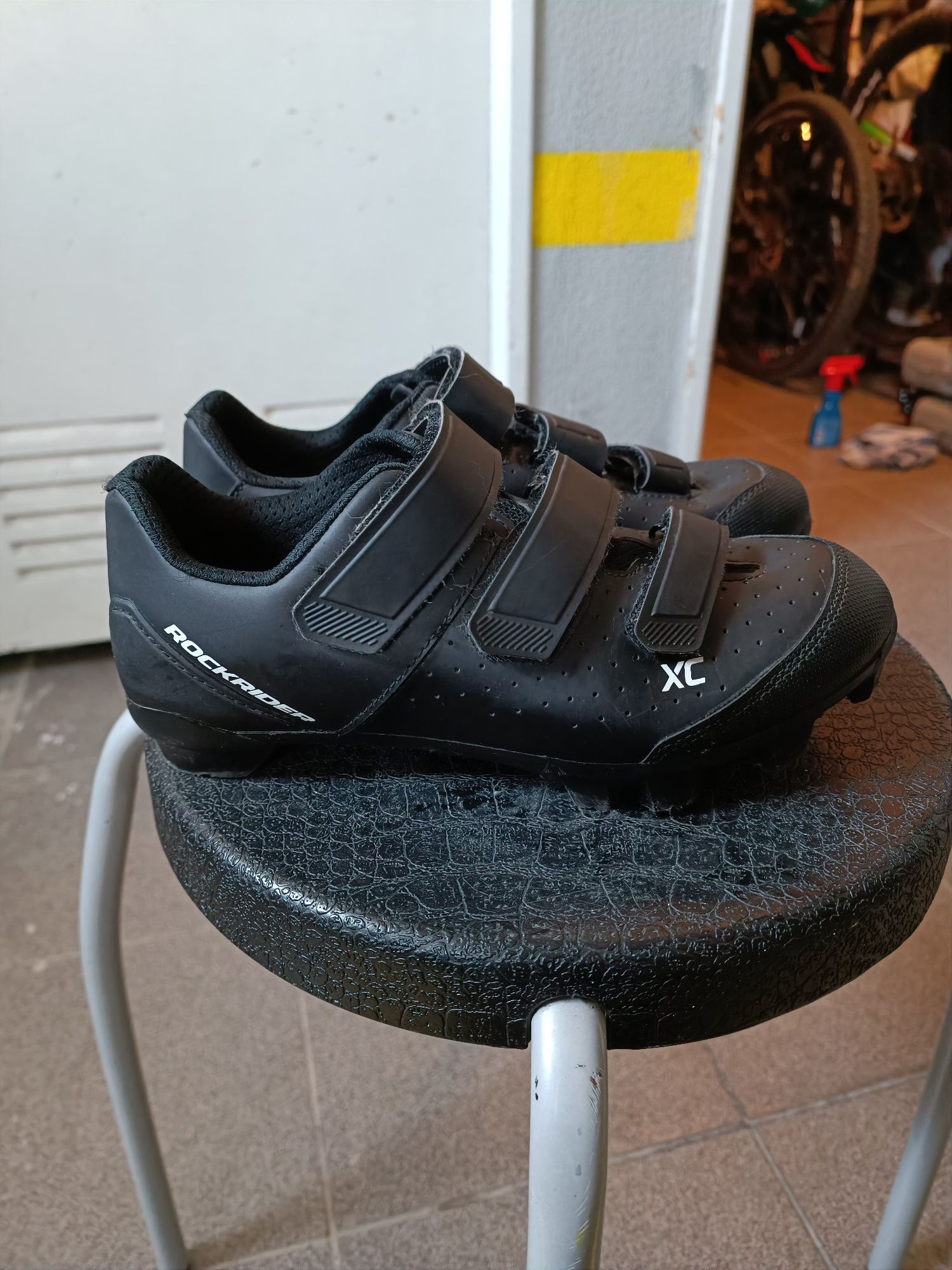 Sapatos de ciclismo BTT XC usados somente 2 vezes