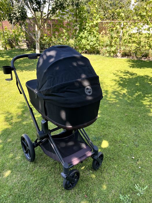 Cybex Priam 3 в 1 - Sepia Black (шасі Matt Black)