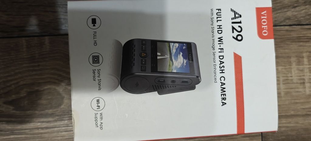 Wideorejestrator Viofo a129 z GPS i Wi-Fi