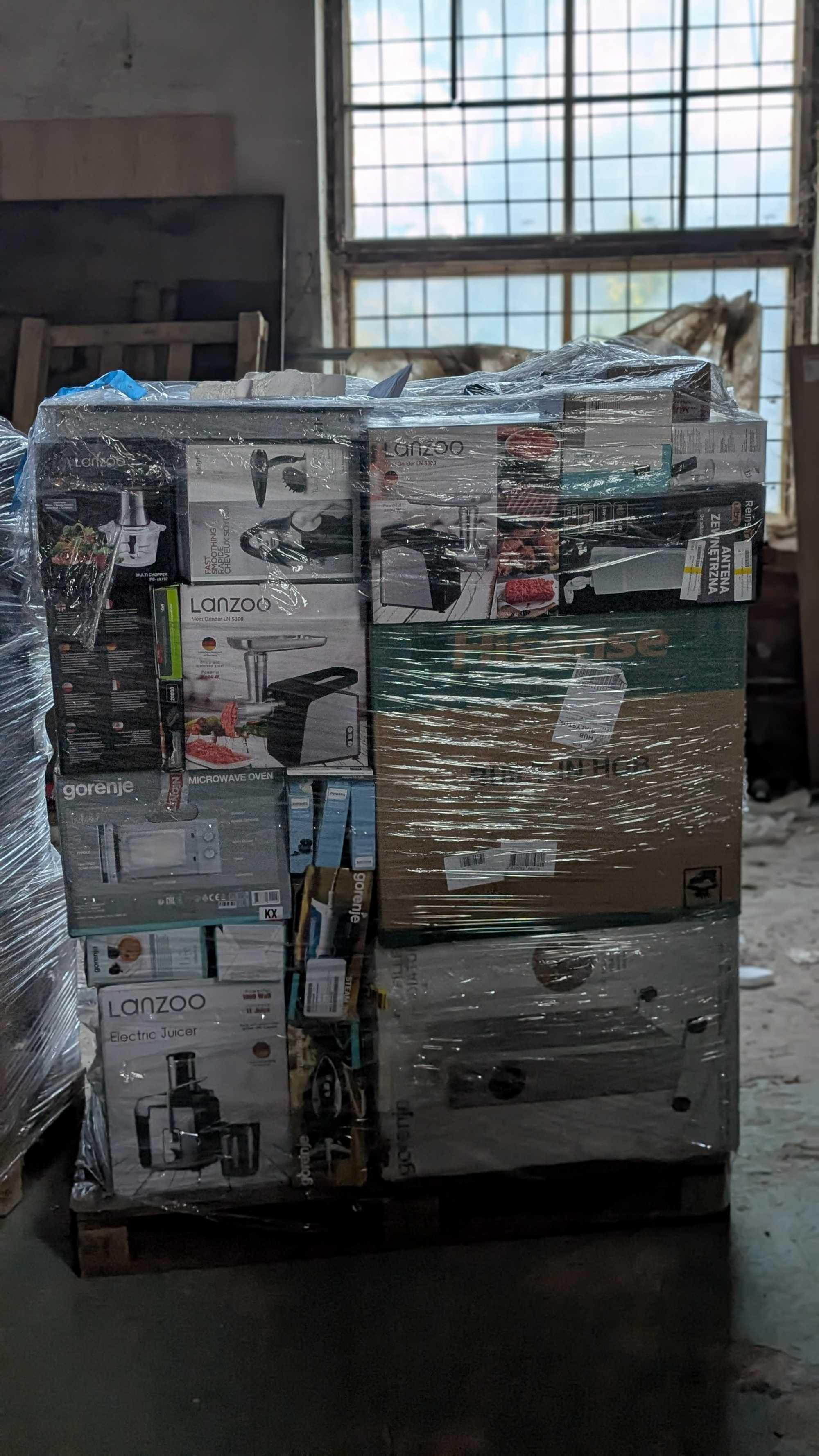 Розпродаж палет різні групи товарів електроніка/побутова техніка 171кг