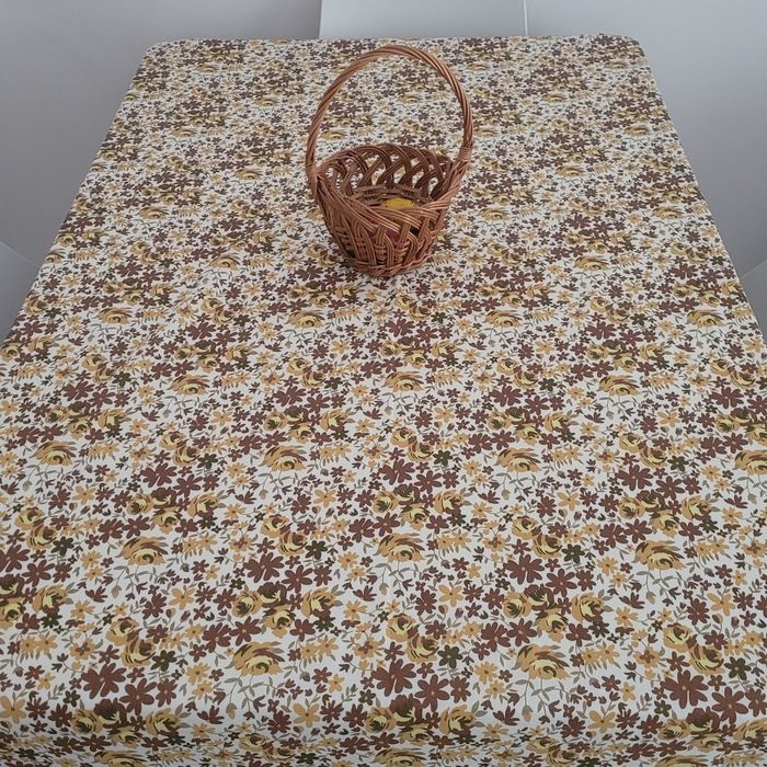 Obrus 100% len eko, nowy prl