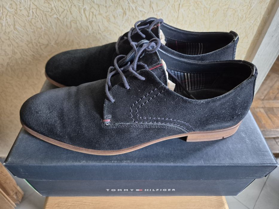 мужские туфли замшевые "Tommy Hilfiger" оригинал