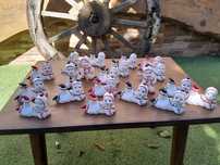 Bonecos em porcelana portuguesa