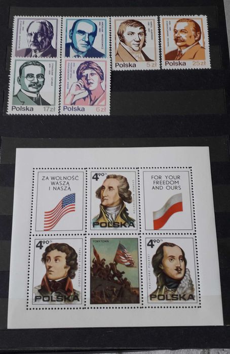 znaczki pocztowe z klaserem