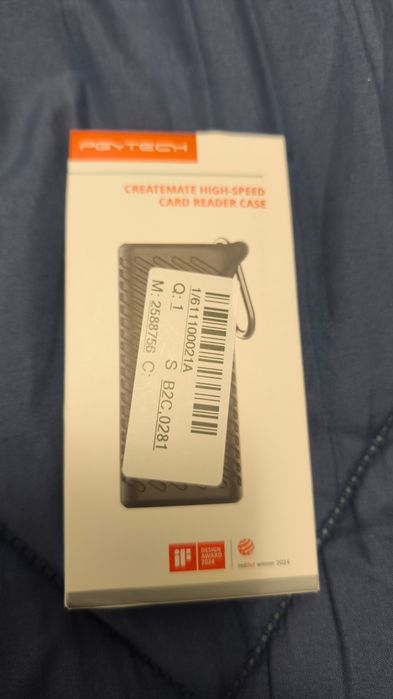 PGYTECH CreateMate – Leitor e Estojo para Cartões de Memória de Alta V