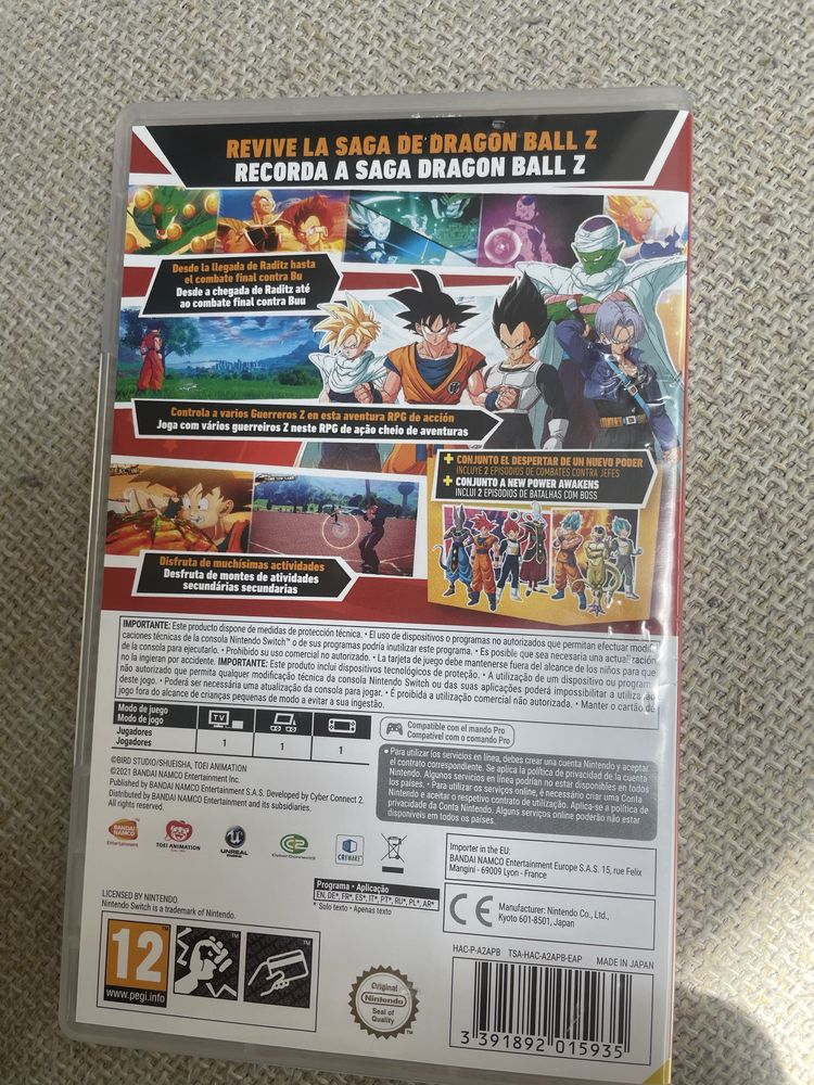 Dragon Ball Z Karoto Nintendo Switch