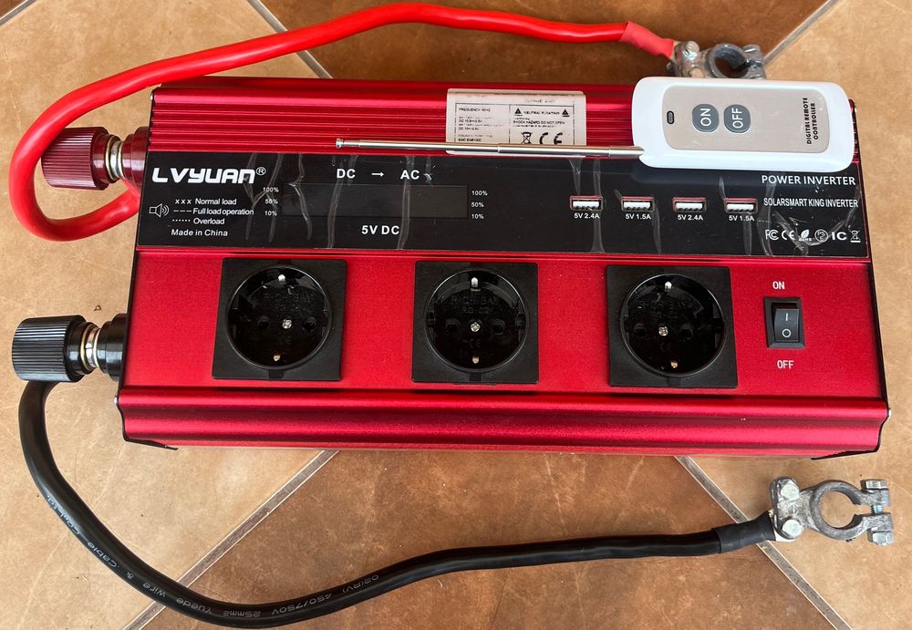 Инвертор LVYUAN 2500 w-5000 w пиковая