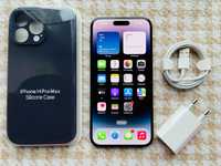 IPHONE 14 PRO MAX 128Gb Гарний стан Space Black NEVERLOCK ( 48983)