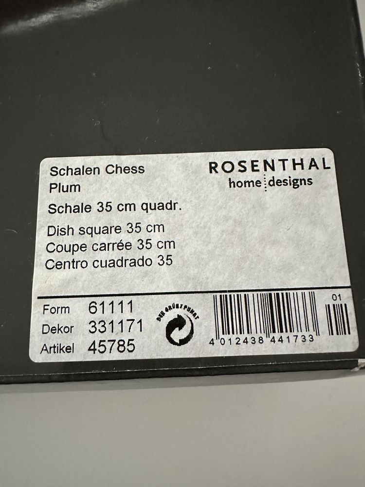 Rosenthal Schalen Chess Plum Rosenthal Home Design