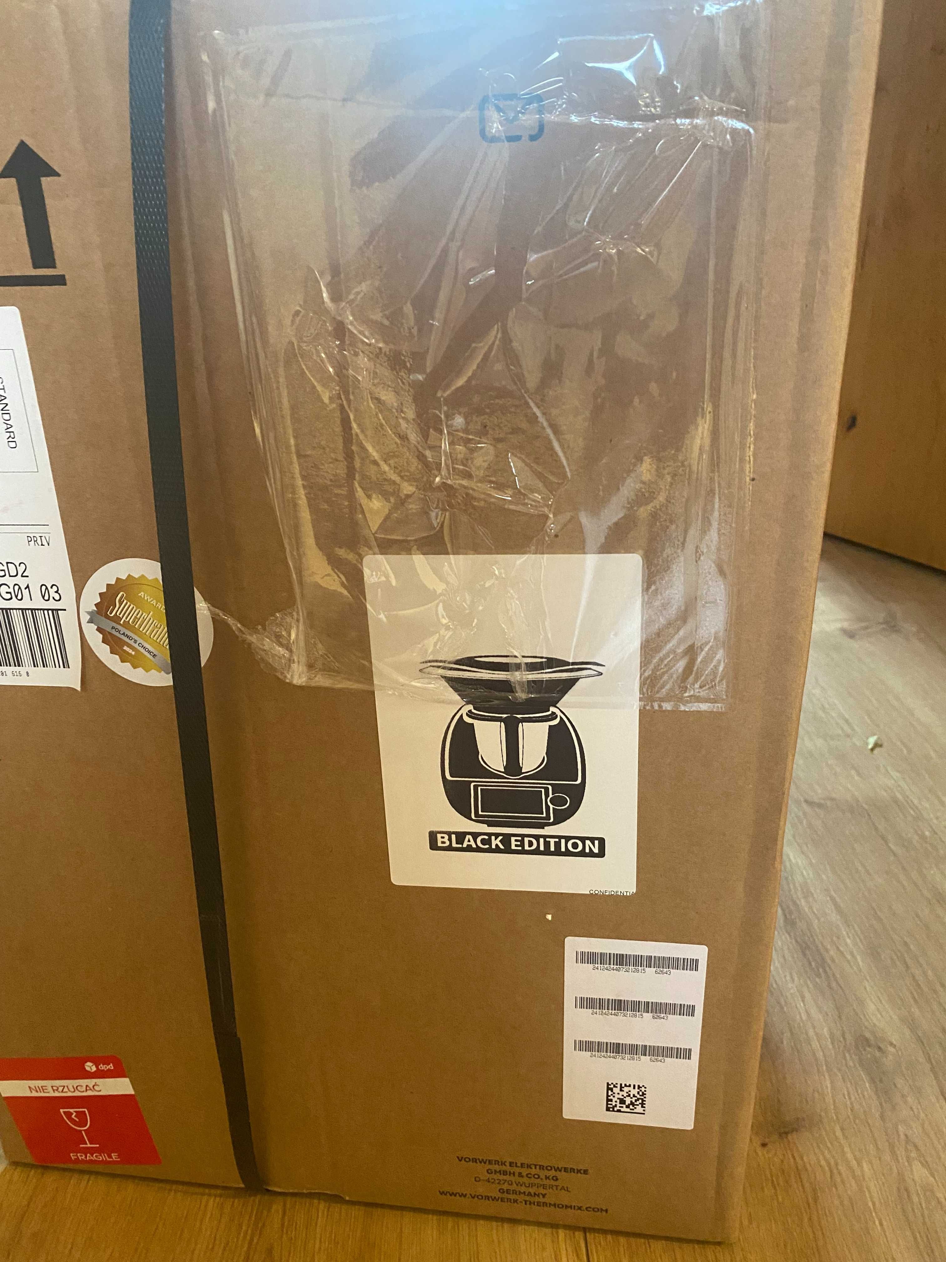 CZARNY NOWY Thermomix TM6 w kartonie z gwarancja