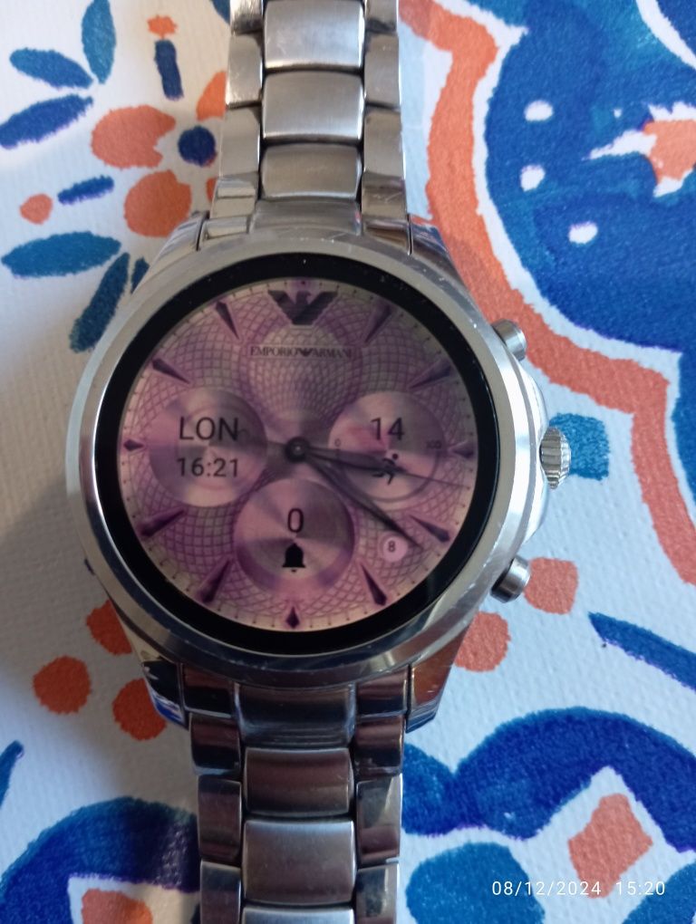 Relógio smartwatch Empório Armani