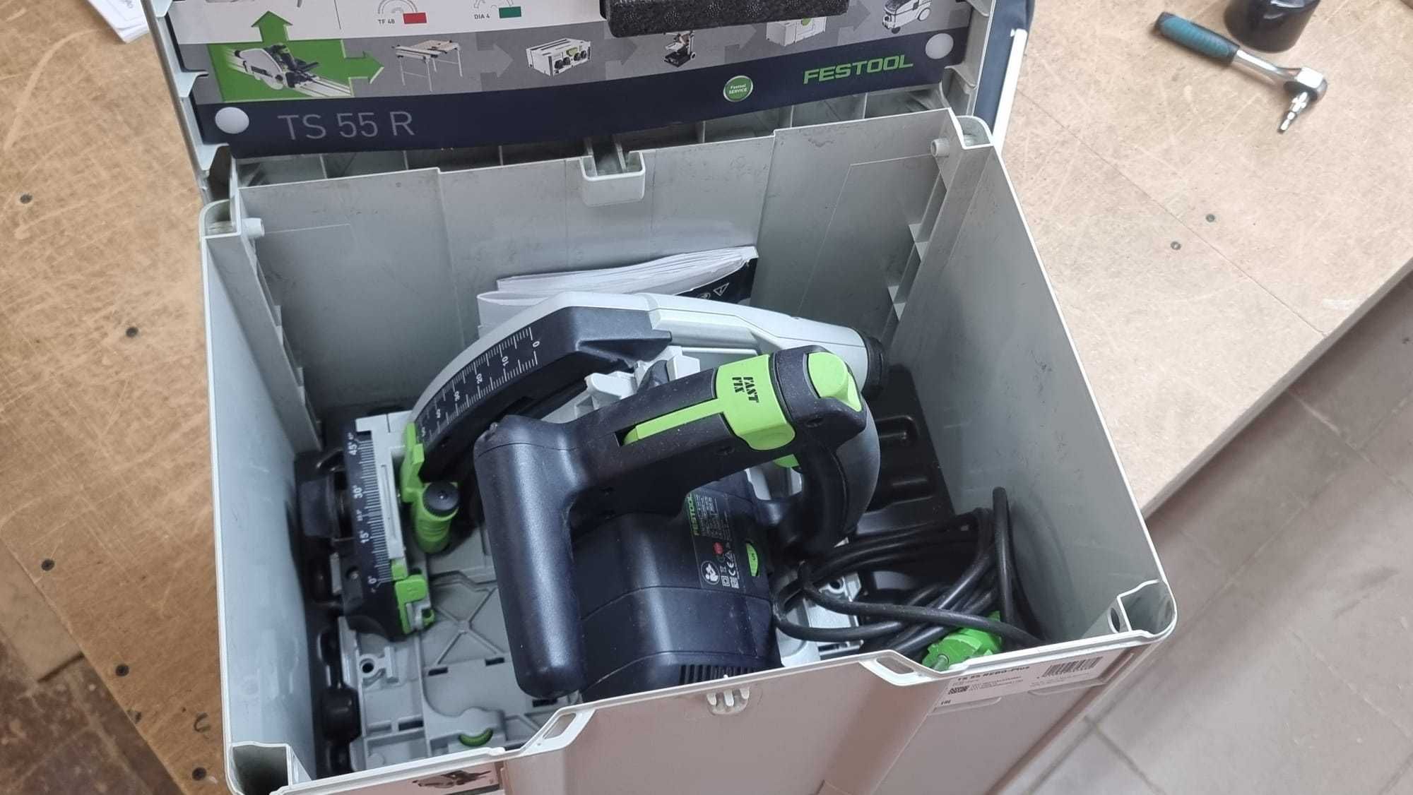 Zagłębiarka Festool TS 55 REBQ-Plus, BDB stan, komplet z systainerem