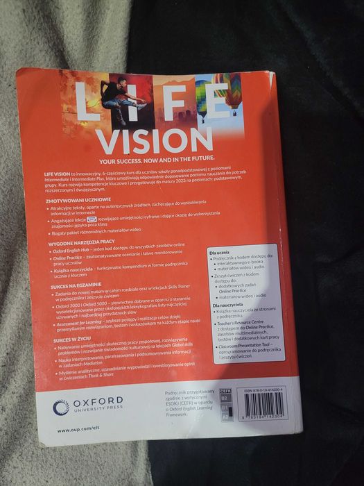 Podręcznik dla szkół podstawowych Life Vision A2/B1