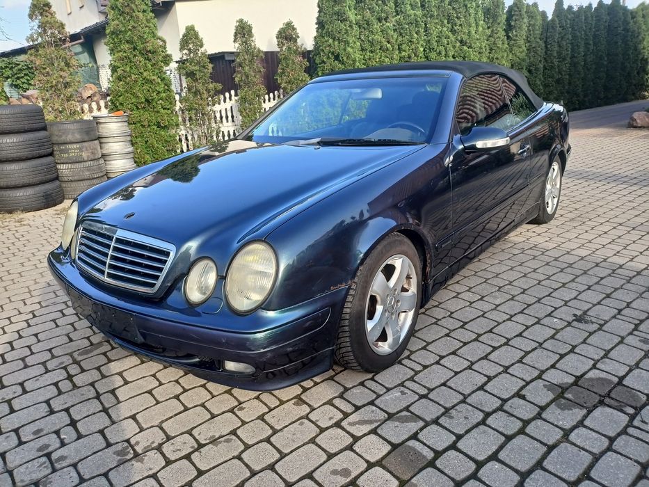 Mercedes CLK 200 Kompressor Cabrio W208 – 2.0 Benzyna 163 KM oryginał