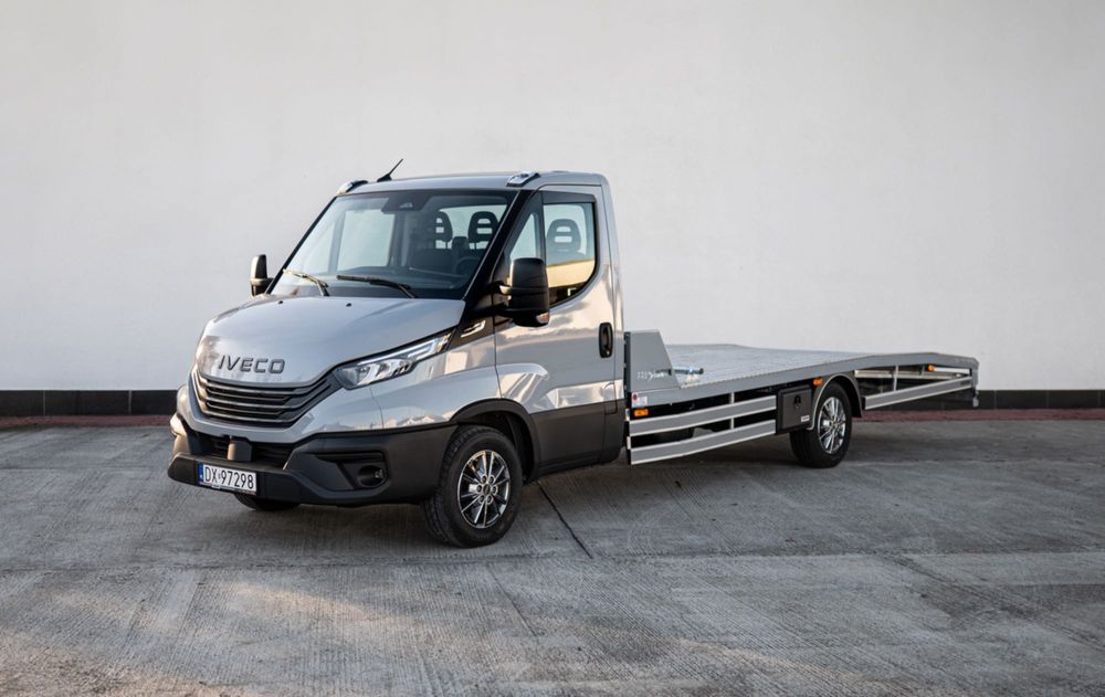 -10% ! ! Wynajem wypożycz Autolaweta laweta Iveco Daily Automat kat. B