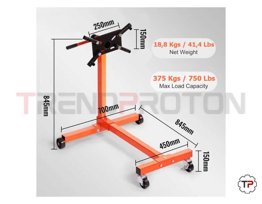 Suportes p/ Motor 375 Kgs / 650 Kgs