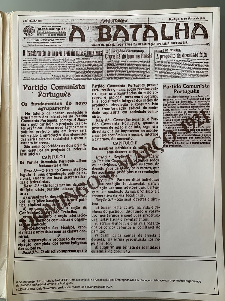 A nossa história é a luta do povo