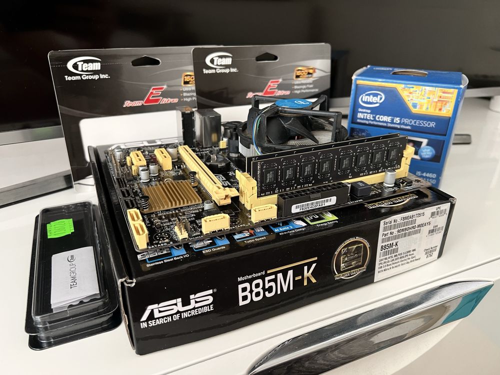 Intel Core i5 4460 / Asus B-85M-K / DDR3 16 Gb