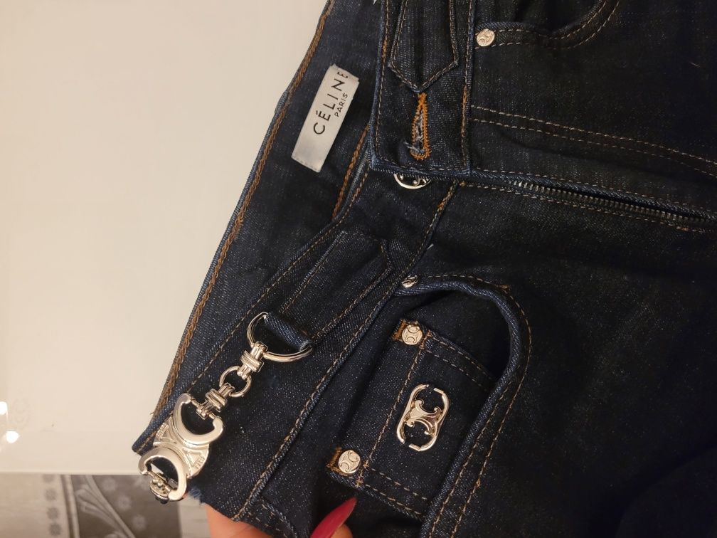Celine jeans granat