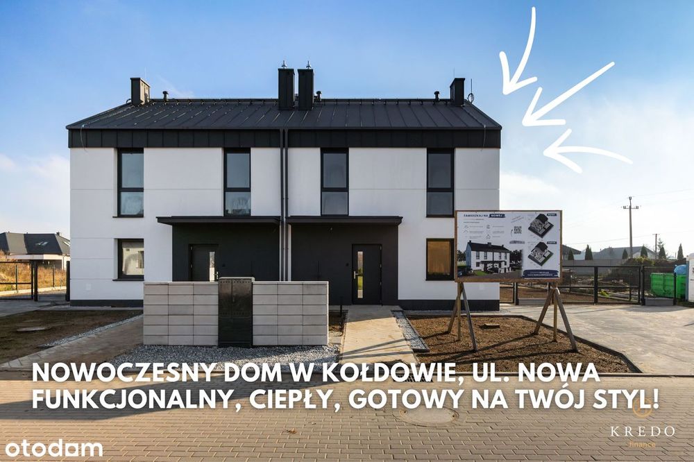 Nowoczesny dom w spokojnej okolicy – idealny dla rodziny | Kołdowo |
