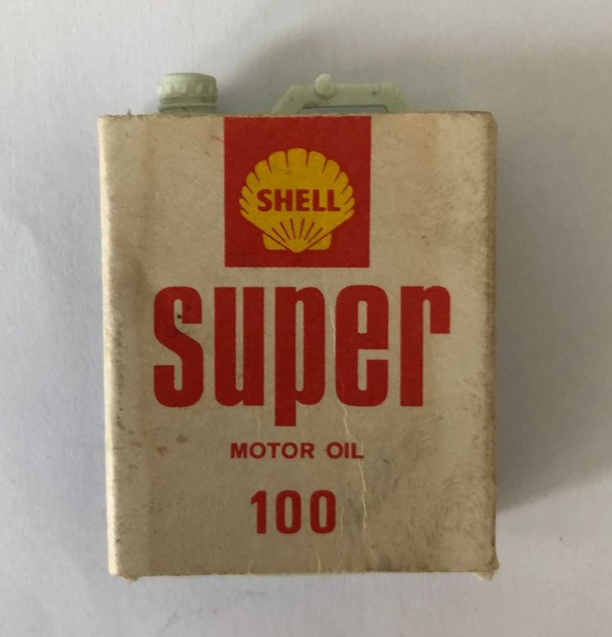 Caixa de Fósforos Shell Super Motor Oil 100, rara, anos 60